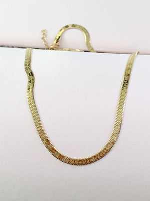 I Love You Chain Necklace - Gold