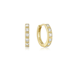 Kennedy Huggie Hoop Earrings