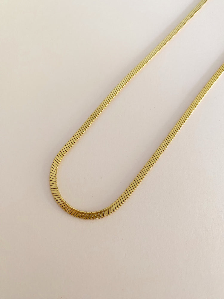 Tatum Snake Chain Necklace - Gold