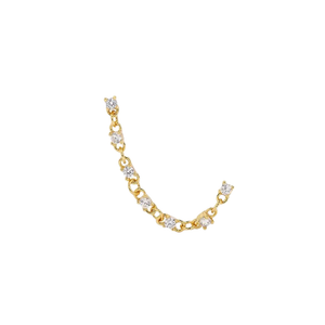 Casablanca Connected Chain Earring