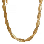 Herringbone Twist Chain Necklace
