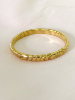 Thin Alma Bangle Bracelet - Gold