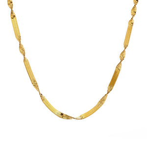 Melanie Twist Chain Necklace