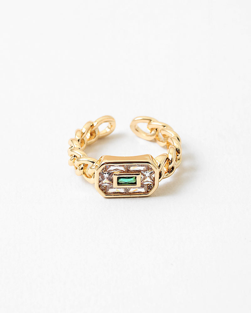 Tia Emerald Ring