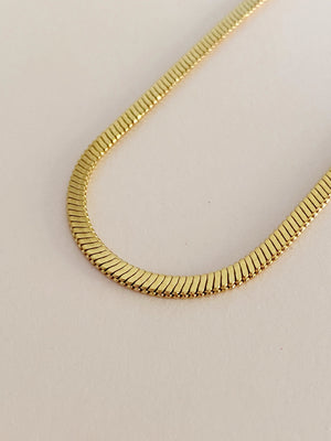 Tatum Snake Chain Necklace - Gold