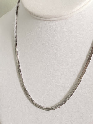 Tatum Snake Chain Necklace - Silver