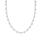 Bailey Ball Chain Necklace - Silver