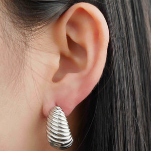 Hailey Earrings - Silver