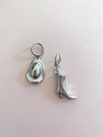 Wild West Hoop Earrings - Silver