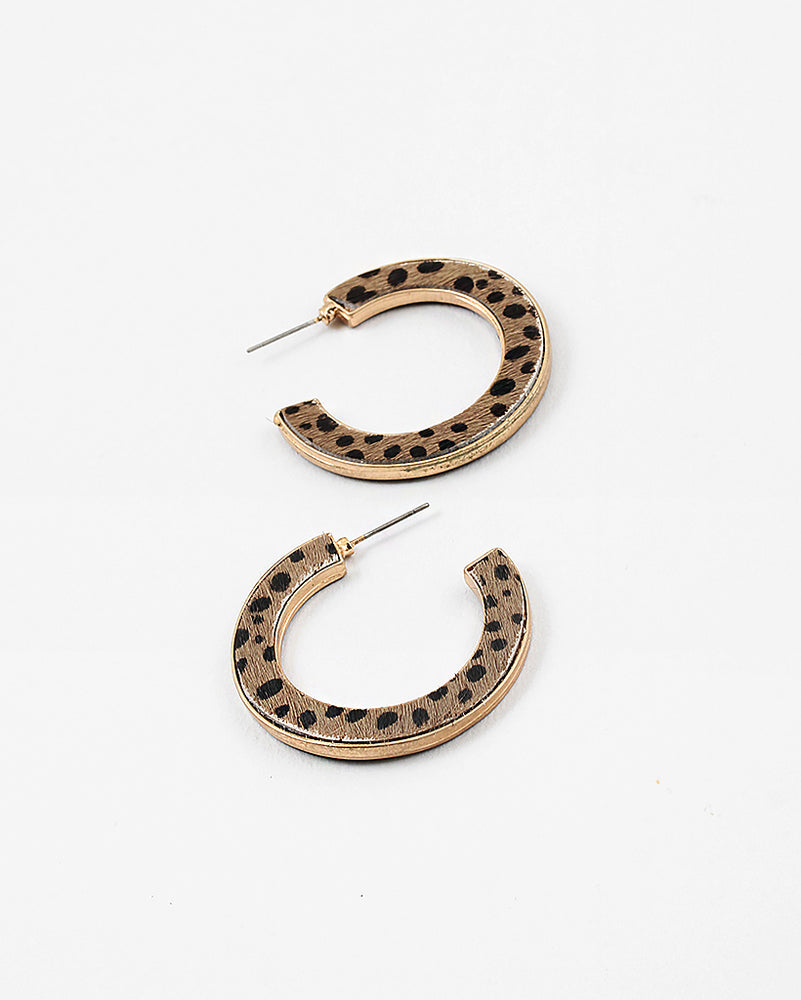 Wild Side Hoop Earrings