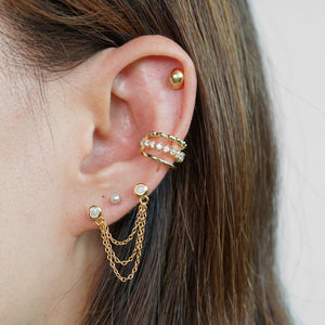 Erica Connected Chain Earring