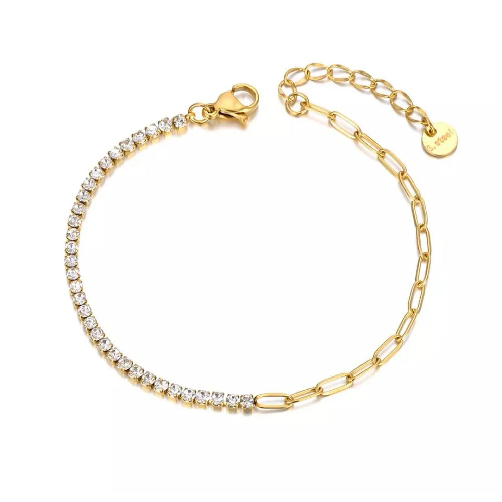 Christine Bracelet - Crystal Clear