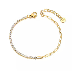 Christine Bracelet - Crystal Clear