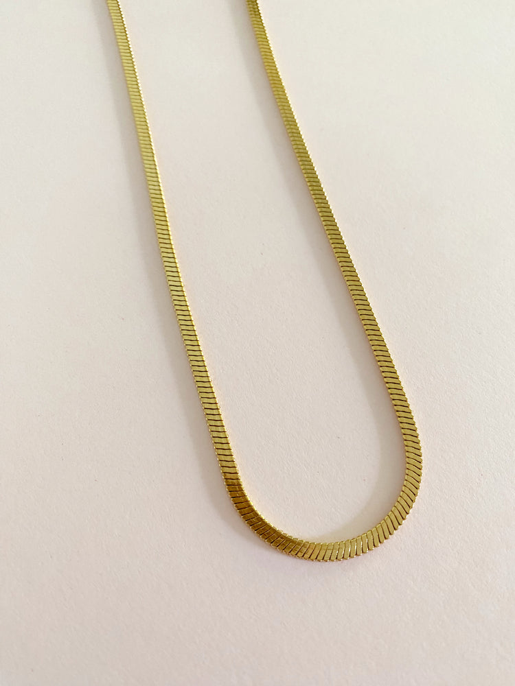 Tatum Snake Chain Necklace - Gold