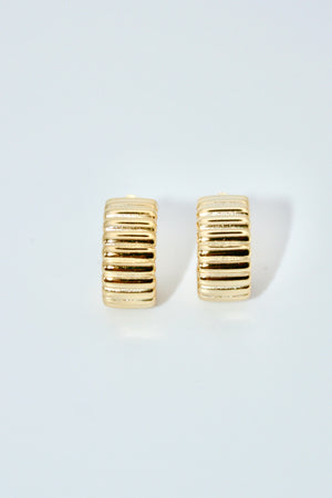 Gavin Mini Hoop Earrings - Gold