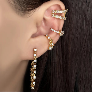 Elevate Chain Earrings - Gold