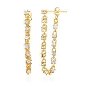 Elevate Chain Earrings - Gold