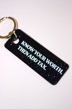 Know Your Worth Keychain