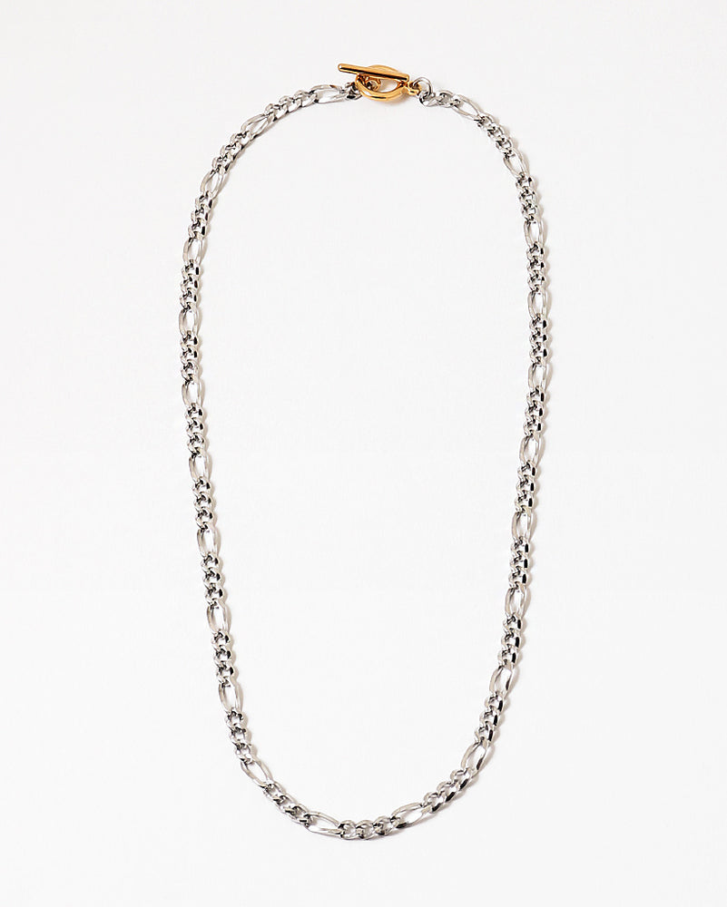 Two Tone Toggle Chain Necklace