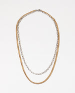 Double Layered Two Tone Necklace