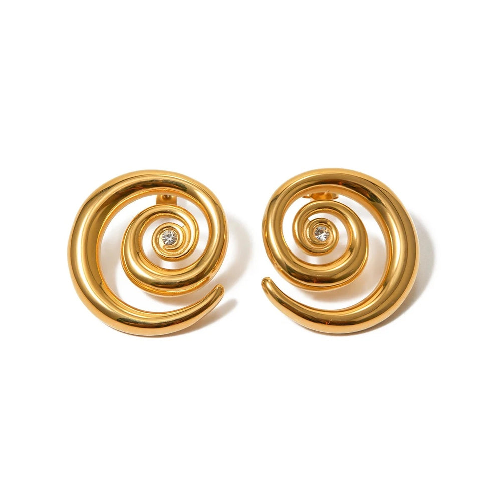 Twist Earrings - Gold