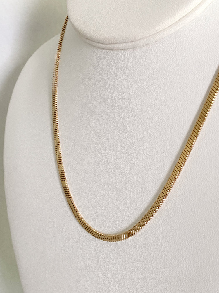 Tatum Snake Chain Necklace - Gold