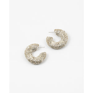 Porter Beaded Hoop Earrings