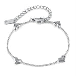 Queen of Hearts Bracelet Silver