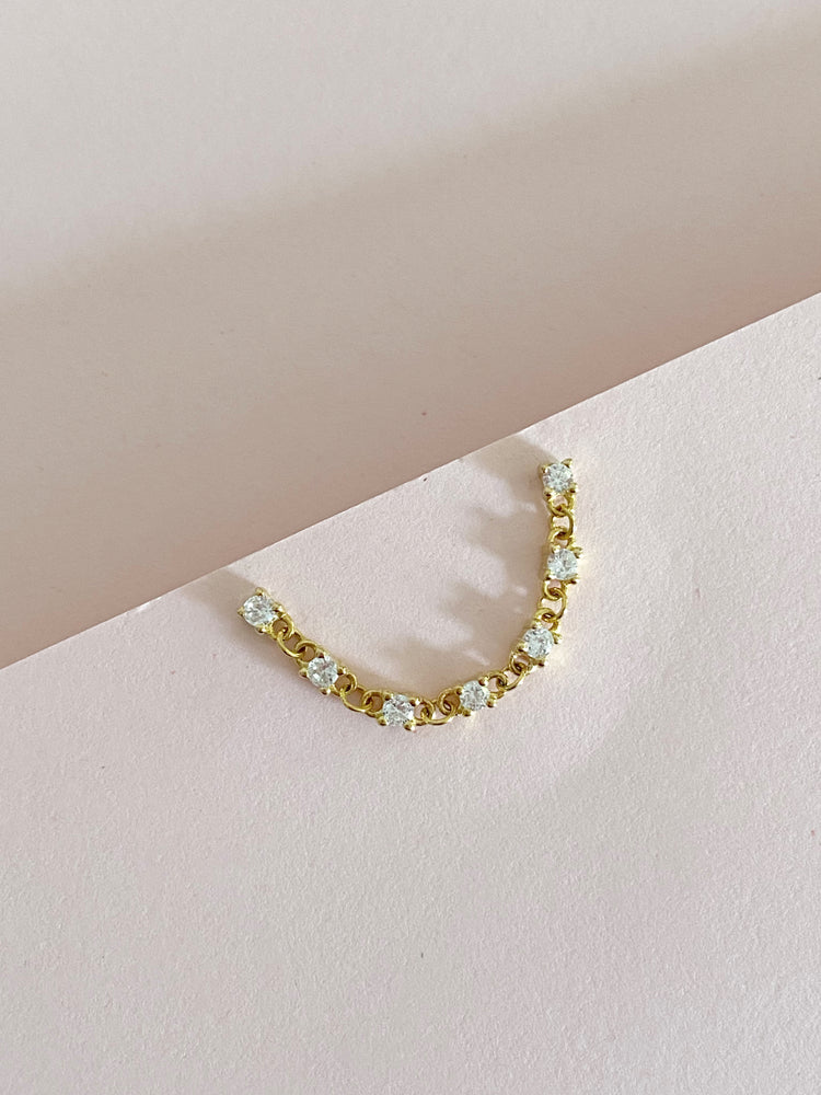 Casablanca Connected Chain Earring