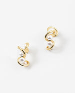 Gallery Pearl Hoop Earrings