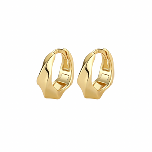 Mercer Huggie Hoop Earrings - Gold