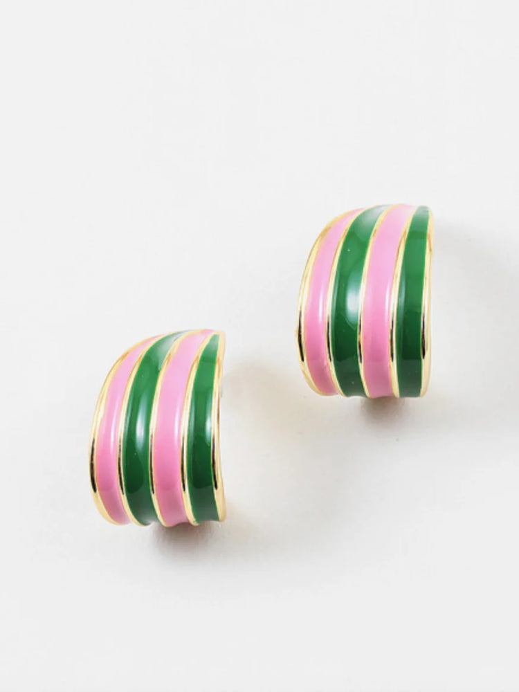 Candy Land Hoop Statement Earrings